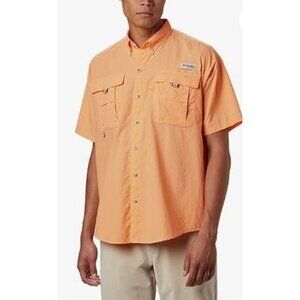 Columbia PFG Omni Shade Fishing Shirt Outdoors Pockets UPF 30 Shortsleeve Men XL